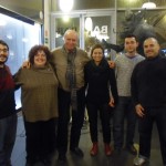 Amb Tomeu Obrador, Joan Opi, Sònia Moll, Vicent Almela i Domingo Sánchez