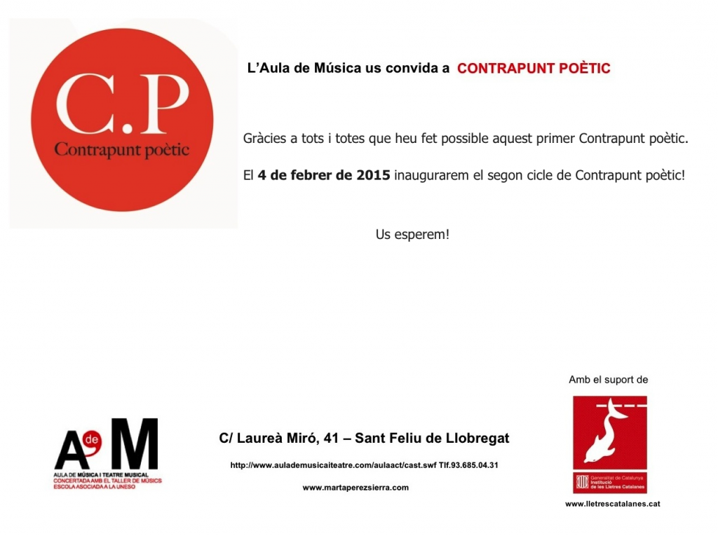 CONTRAPUNT POETIC