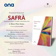 Safrà a la llibreria Ona