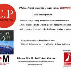 Inauguració Contrapunt poètic 2015